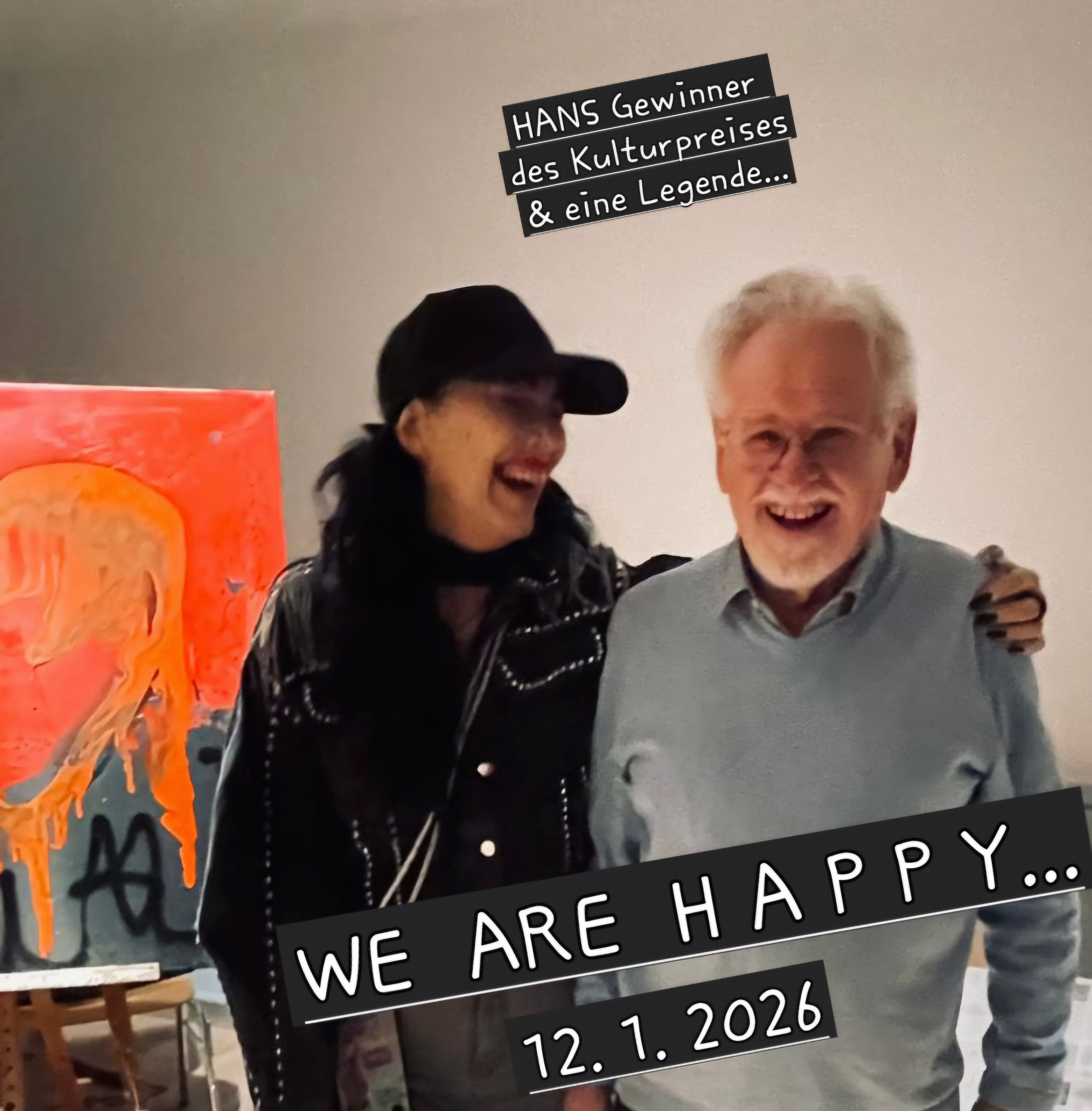 Thea Hueppi und Hans Baer am Kulturpreis Embrach 2025.